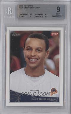 2009-10 Topps - [Base] #321 - Stephen Curry [BGS 9 MINT]