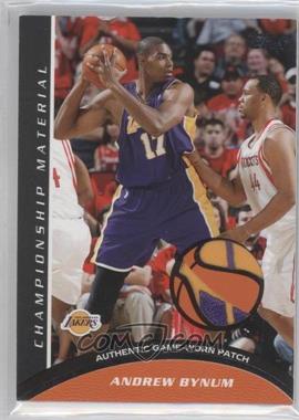 2009-10 Topps - Championship Material - Patch #CM-AB - Andrew Bynum /50