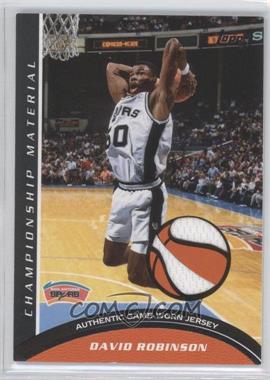 2009-10 Topps - Championship Material #CM-DR - David Robinson