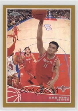 2009-10 Topps - Chrome - Gold Refractor #34 - Yao Ming /50