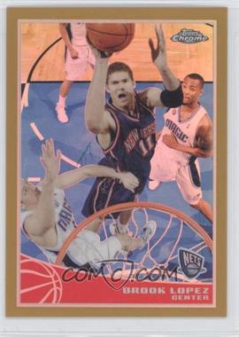 2009-10 Topps - Chrome - Gold Refractor #61 - Brook Lopez /50