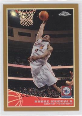 2009-10 Topps - Chrome - Gold Refractor #73 - Andre Iguodala /50