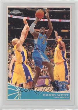 2009-10 Topps - Chrome - Refractor #64 - David West /500