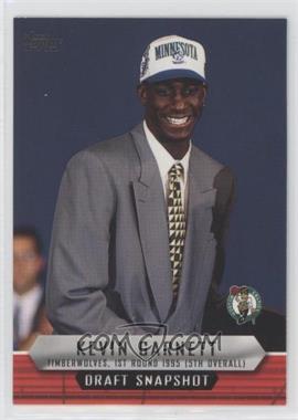 2009-10 Topps - Draft Snapshot #DS-KG - Kevin Garnett