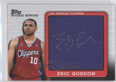 2009-10 Topps - Rookie Rewind Autographed Jumbo Relic #JJA-EG - Eric Gordon /99