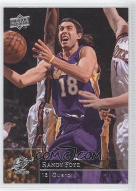 2009-10 Upper Deck - [Base] - Wrong Name on Front #85 - Sasha Vujacic