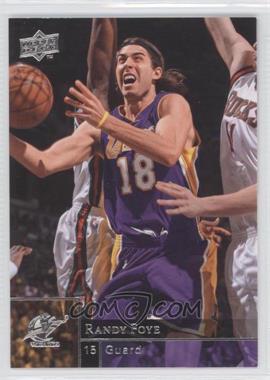 2009-10 Upper Deck - [Base] - Wrong Name on Front #85 - Sasha Vujacic