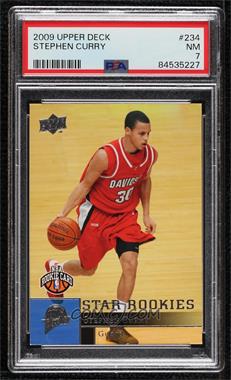 2009-10 Upper Deck - [Base] #234 - Star Rookies - Stephen Curry [PSA 7 NM]