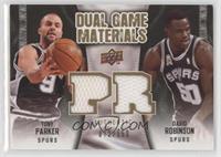 Tony Parker, David Robinson #/150