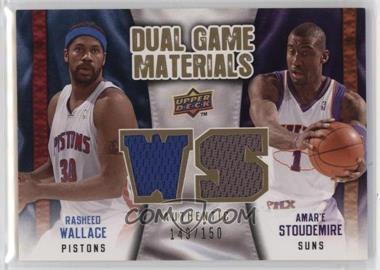 2009-10 Upper Deck - Dual Game Materials - Gold #DG-WS - Amare Stoudemire, Rasheed Wallace /150