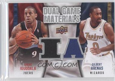 2009-10 Upper Deck - Dual Game Materials #DG-AG - Gilbert Arenas, Andre Iguodala