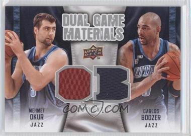 2009-10 Upper Deck - Dual Game Materials #DG-BO - Carlos Boozer, Mehmet Okur