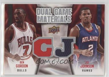 2009-10 Upper Deck - Dual Game Materials #DG-JG - Joe Johnson, Ben Gordon