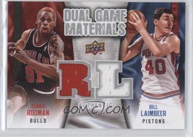 2009-10 Upper Deck - Dual Game Materials #DG-LR - Dennis Rodman, Bill Laimbeer