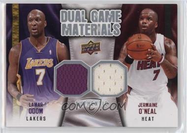 2009-10 Upper Deck - Dual Game Materials #DG-ON - Jermaine O'Neal, Lamar Odom