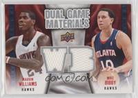 Mike Bibby, Marvin Williams [EX to NM]
