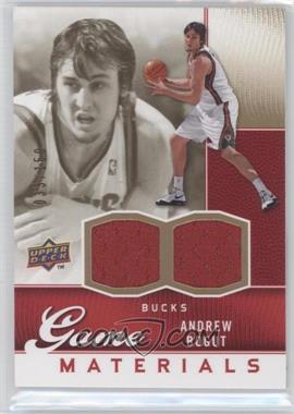 2009-10 Upper Deck - Game Materials - Gold #GJ-BO - Andrew Bogut /150