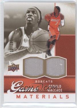 2009-10 Upper Deck - Game Materials - Gold #GJ-GW - Gerald Wallace /150