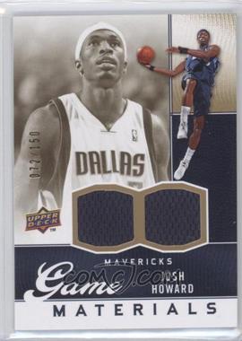 2009-10 Upper Deck - Game Materials - Gold #GJ-JH - Josh Howard /150