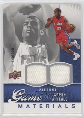 2009-10 Upper Deck - Game Materials #GJ-AA - Arron Afflalo /550