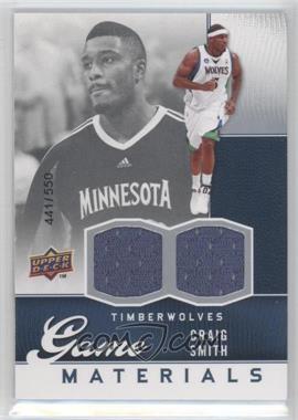 2009-10 Upper Deck - Game Materials #GJ-CS - Craig Smith /550