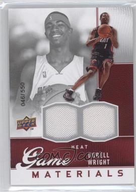 2009-10 Upper Deck - Game Materials #GJ-DW - Dorell Wright /550