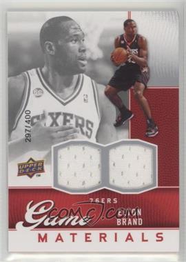 2009-10 Upper Deck - Game Materials #GJ-EB - Elton Brand /400