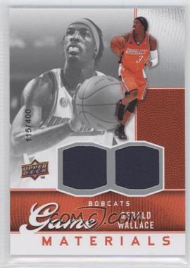 2009-10 Upper Deck - Game Materials #GJ-GW - Gerald Wallace /400