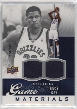 2009-10 Upper Deck - Game Materials #GJ-RG - Rudy Gay /545