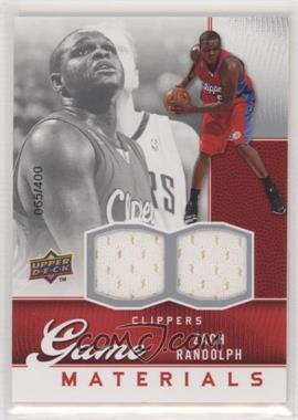 2009-10 Upper Deck - Game Materials #GJ-ZR - Zach Randolph /400