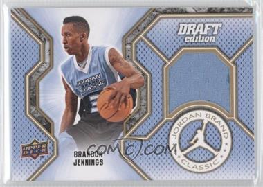 2009-10 Upper Deck - Jordan Brand Classic Memorabilia #JC-JE - Brandon Jennings
