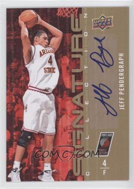 2009-10 Upper Deck - Signature Collection #154 - Jeff Pendergraph