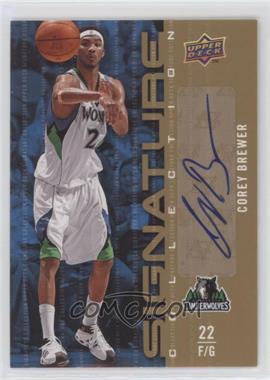 2009-10 Upper Deck - Signature Collection #18 - Corey Brewer