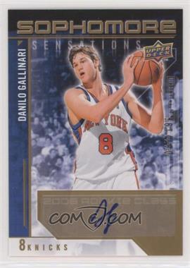 2009-10 Upper Deck - Sophomore Sensations - Autographs #SS-DG - Danilo Gallinari /199