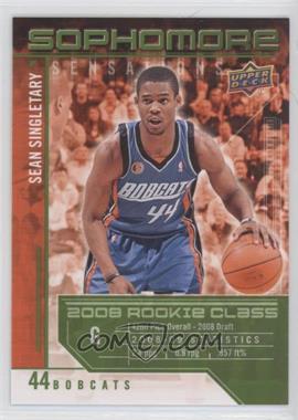 2009-10 Upper Deck - Sophomore Sensations #SS-SS - Sean Singletary