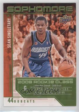 2009-10 Upper Deck - Sophomore Sensations #SS-SS - Sean Singletary