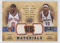 Larry Hughes, Corey Brewer #/150