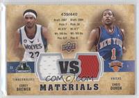 Chris Duhon, Corey Brewer #/440