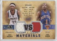 Chris Duhon, Corey Brewer [Noted] #/440