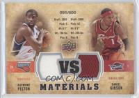  Raymond Felton, Daniel Gibson #/600