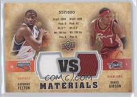  Raymond Felton, Daniel Gibson #/600