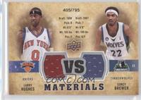 Larry Hughes, Corey Brewer #/795