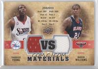 Marvin Williams, Thaddeus Young #/600
