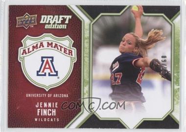 2009-10 Upper Deck Draft Edition - Alma Mater - Green #AM-JF - Jennie Finch /50