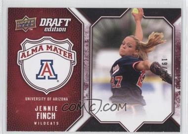 2009-10 Upper Deck Draft Edition - Alma Mater - Red #AM-JF - Jennie Finch /25