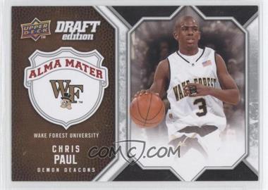 2009-10 Upper Deck Draft Edition - Alma Mater #AM-CP - Chris Paul