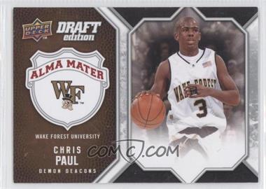 2009-10 Upper Deck Draft Edition - Alma Mater #AM-CP - Chris Paul