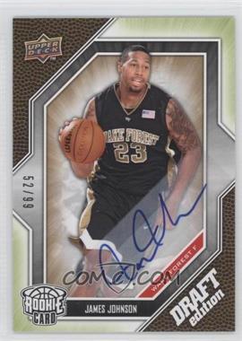 2009-10 Upper Deck Draft Edition - [Base] - Autograph Green #41 - James Johnson /99