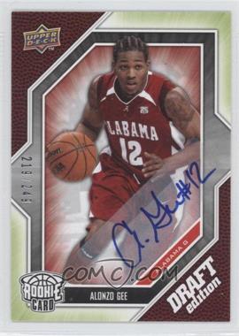 2009-10 Upper Deck Draft Edition - [Base] - Autograph Green #5 - Alonzo Gee /249