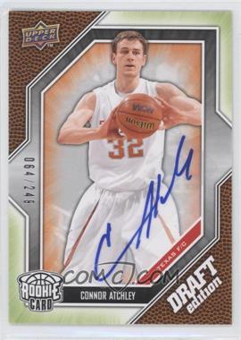 2009-10 Upper Deck Draft Edition - [Base] - Autograph Green #61 - Connor Atchley /249